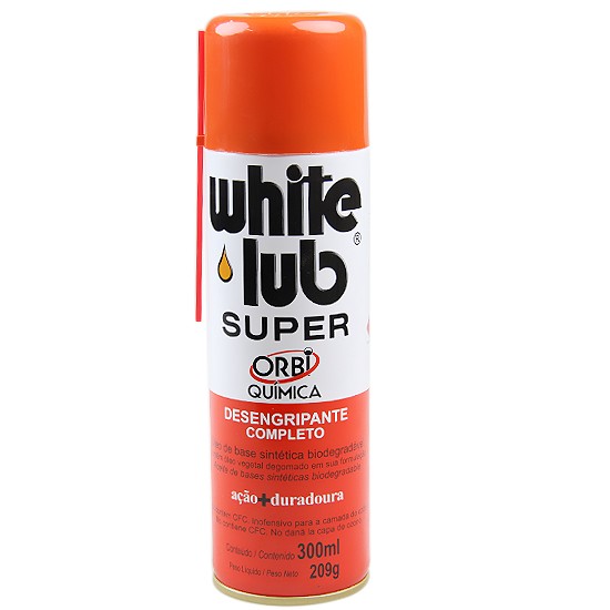 White Lub Desingripante Aerosol Orbi Quimica 300ml